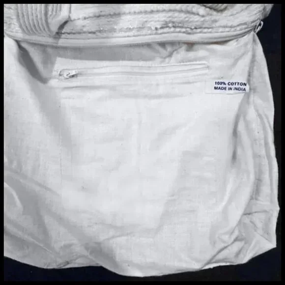 Cotton Cloth Purse Boho Cottagecore 70s Vintage Hippie Bag - Picture 7 of 12